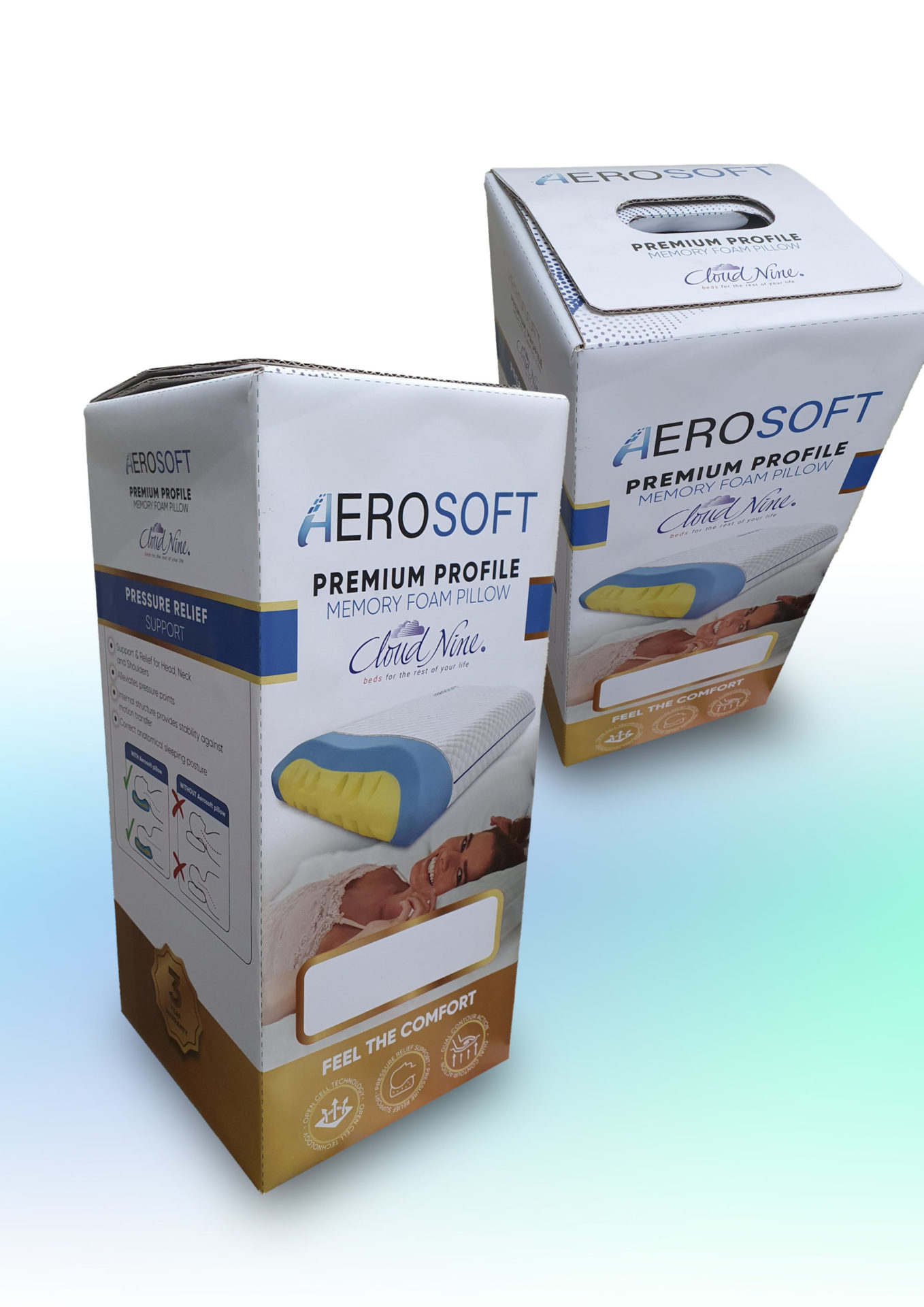 cloud nine memory foam pillow